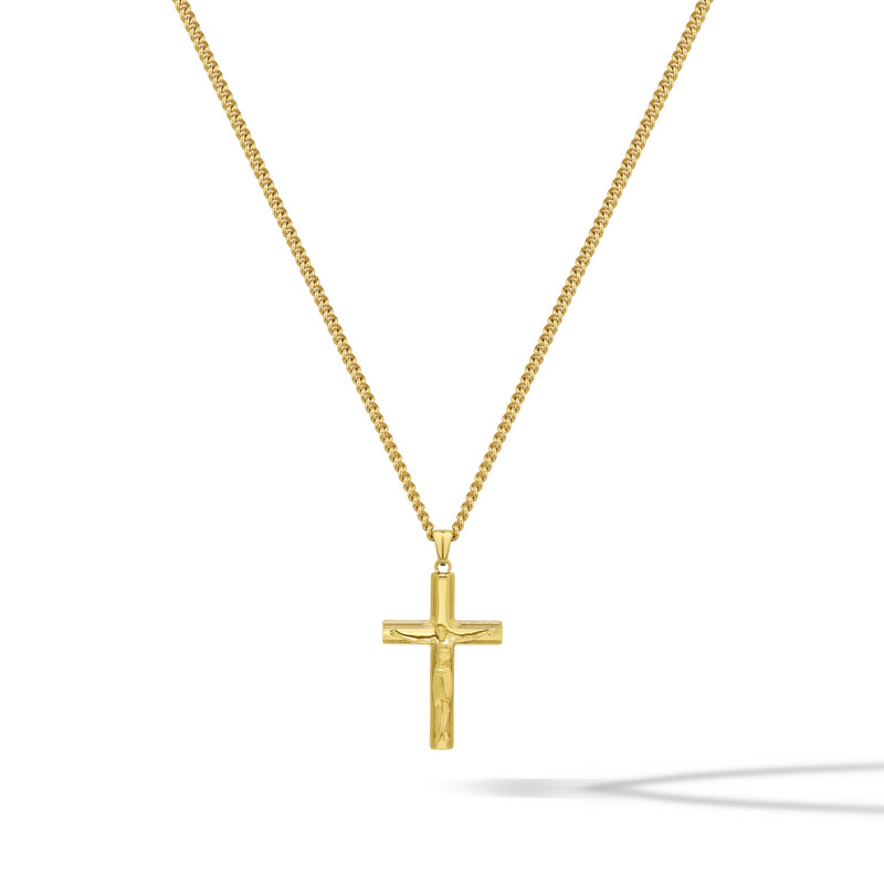 Crucifix Pendant - 14K Gold