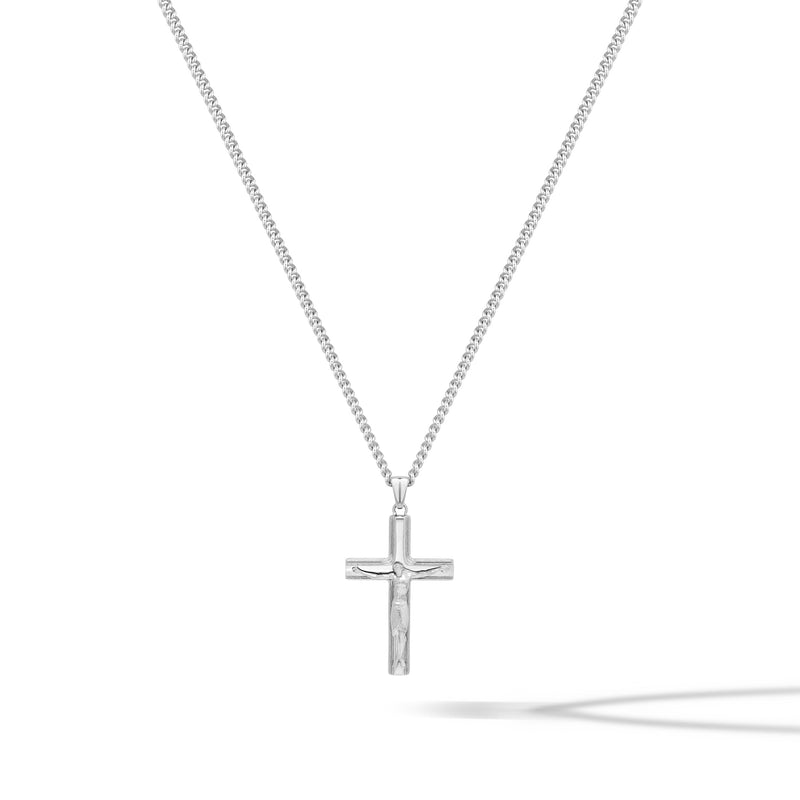 Crucifix Pendant - Silver