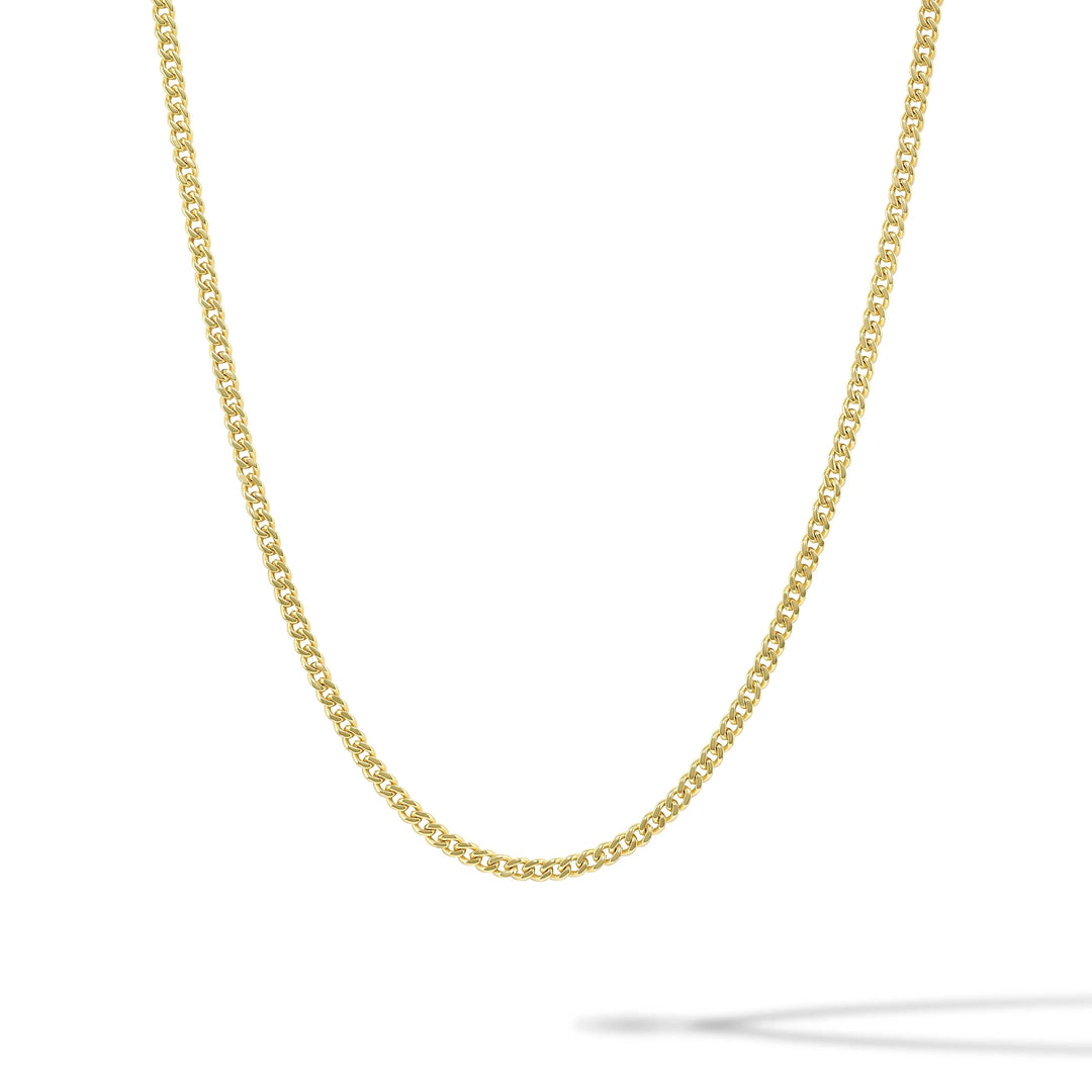Cuban Chain Necklace 3MM - Gold