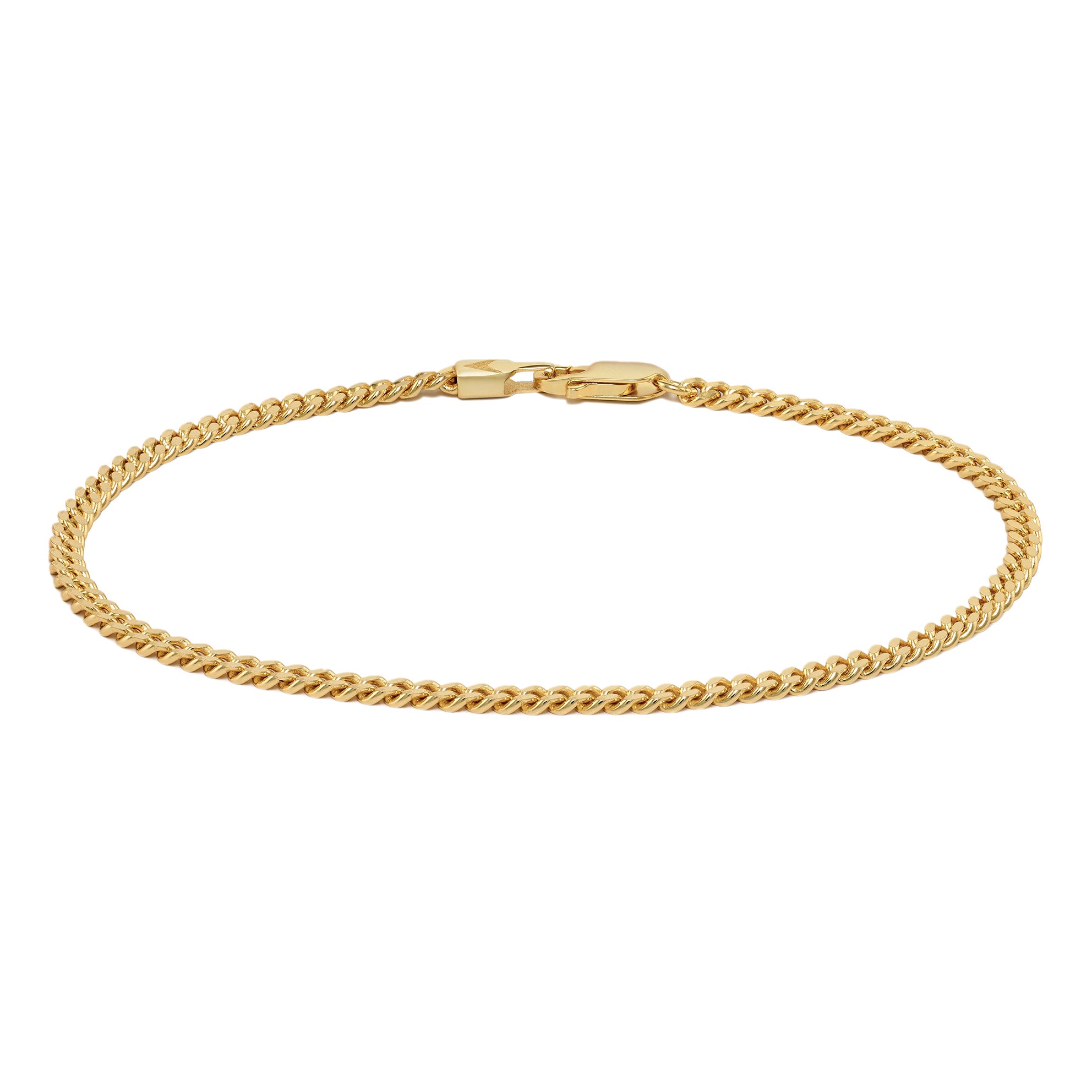 RAOING 3MM Chain Bracelet 23㎝ CubanGold_HiRes_cropped_fe39a3