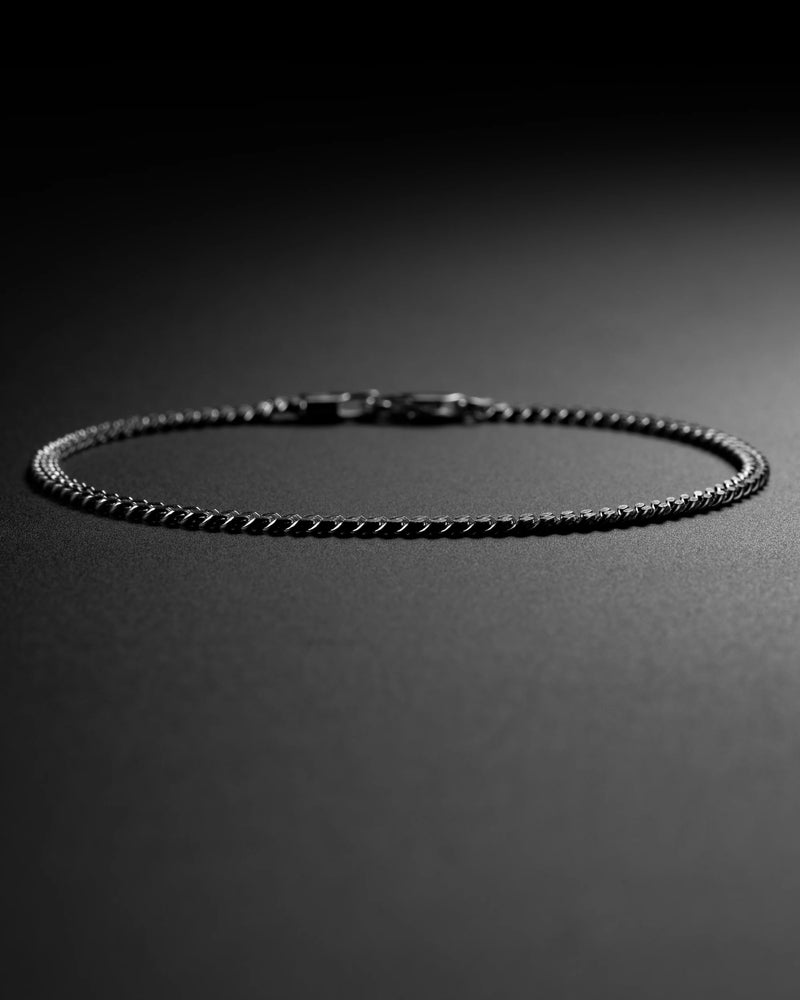 Curb Chain Bracelet, 3MM - Sterling Silver