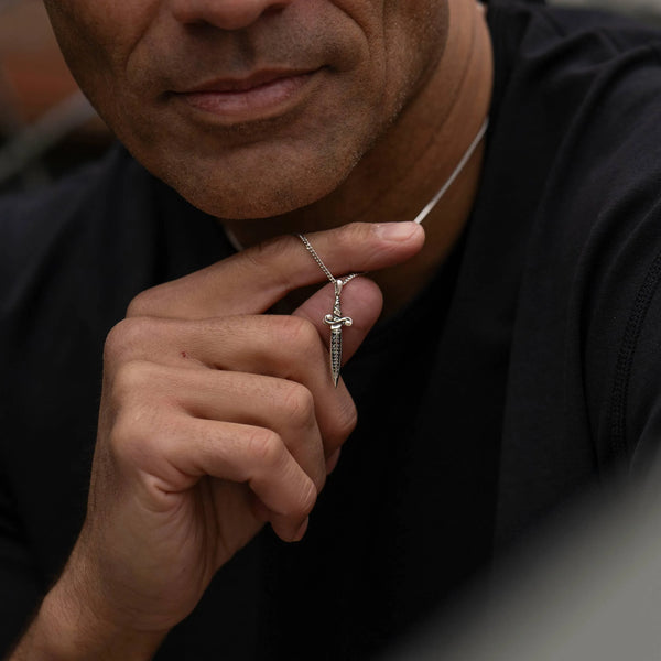 Dagger Pendant - Black Onyxhover image