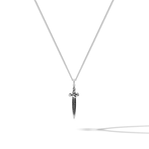 Dagger Pendant - Black Onyx