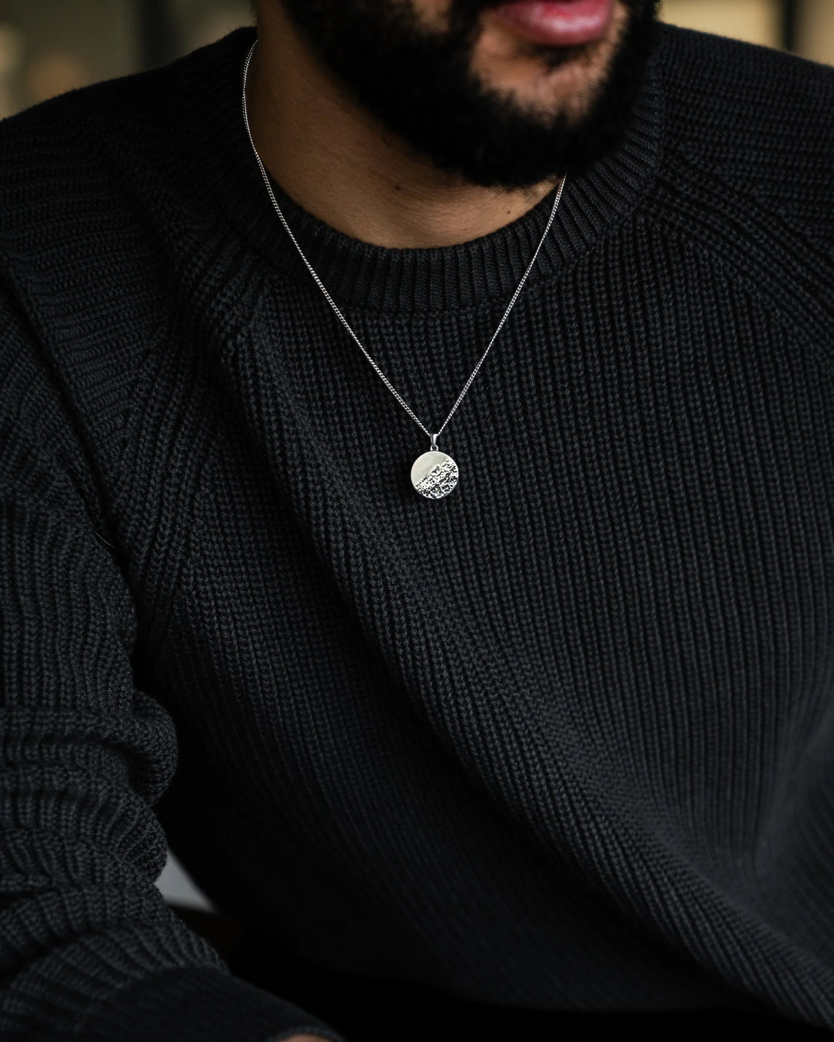 Day One Necklace For Men on Neck