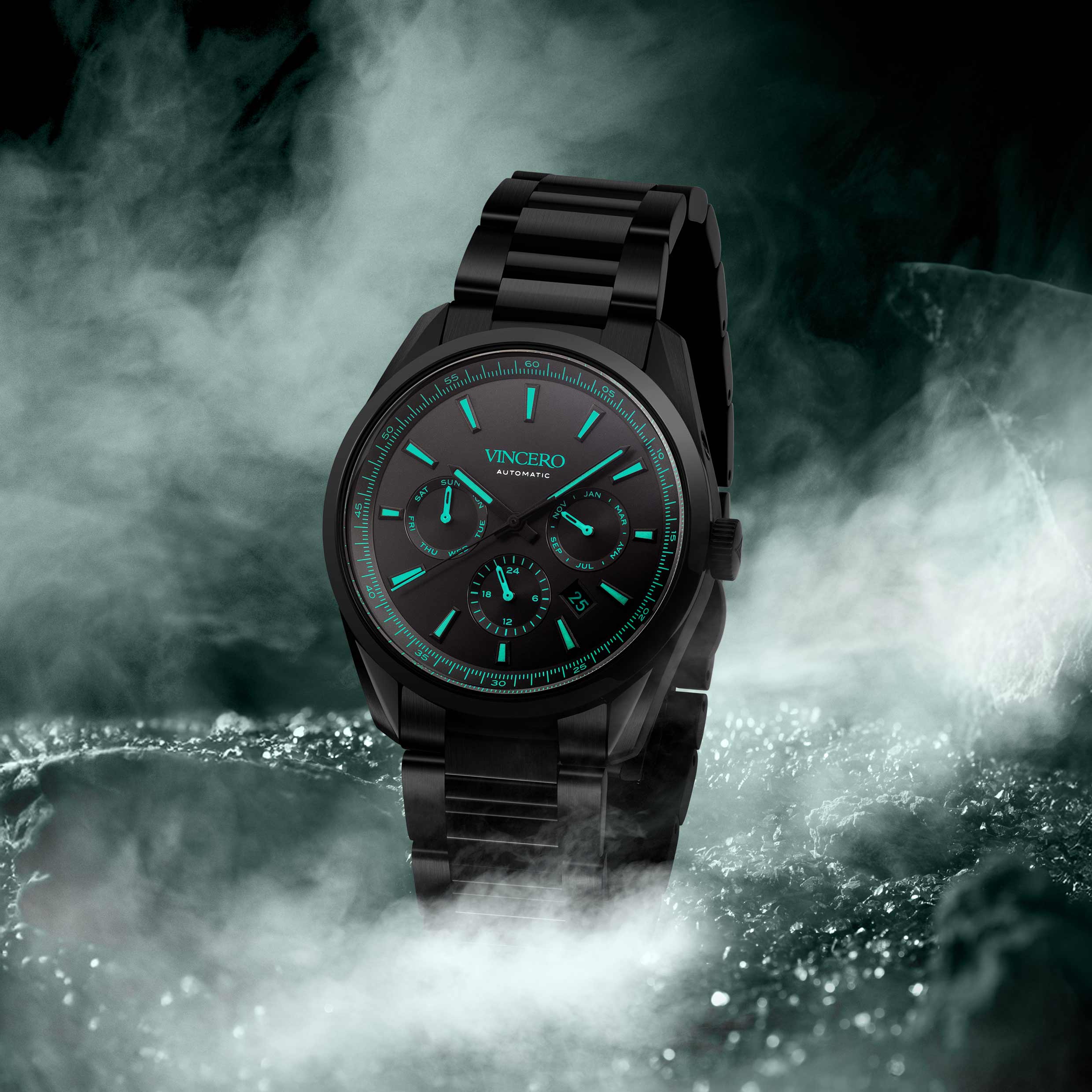 The Reserve Automatic - Emerald Abyss | Vincero Collective