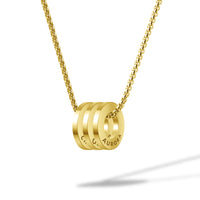 Family rings pendant for men 