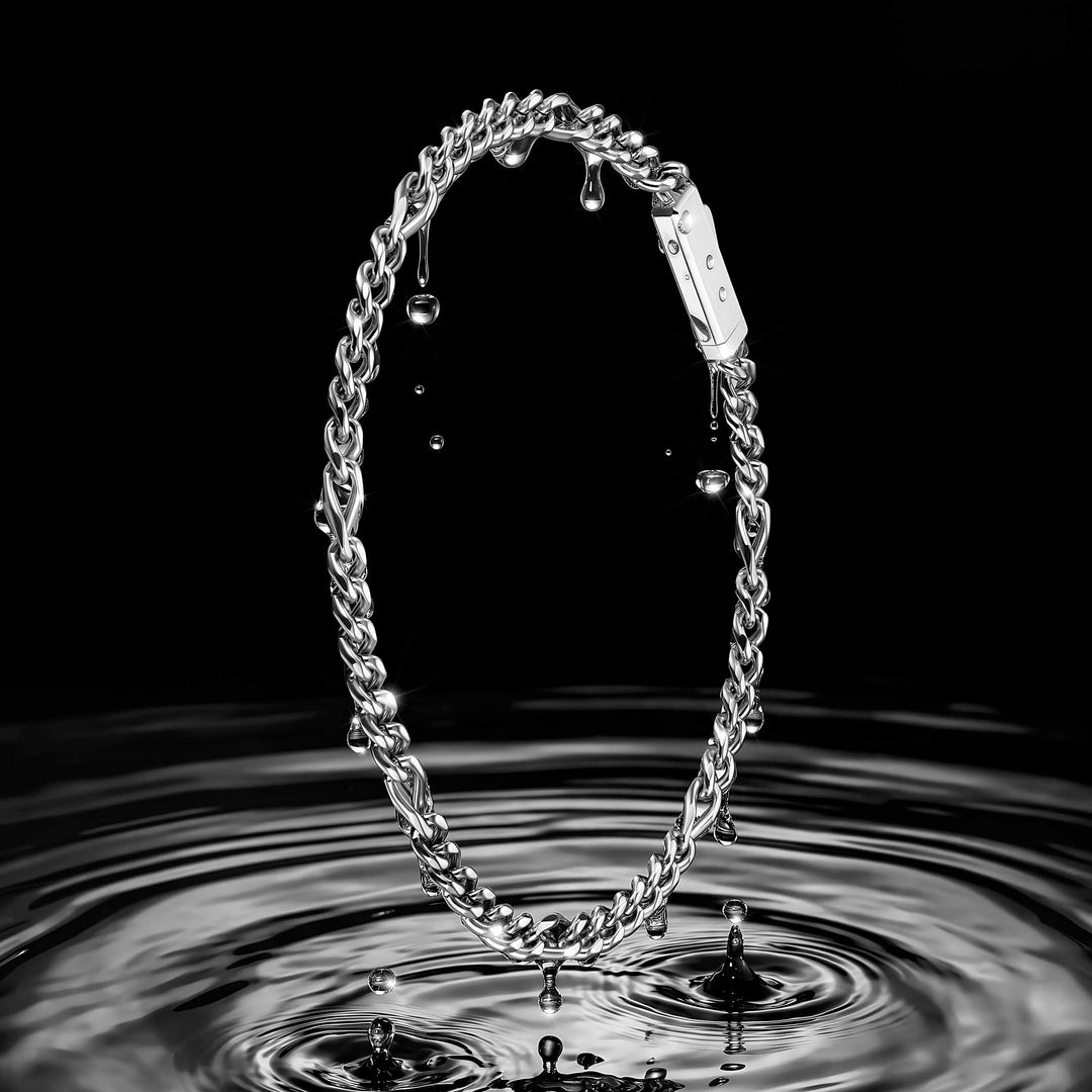Figaro Chain Bracelet, 3mm - Silverhover image