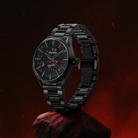Black Vancero watch on a dark background