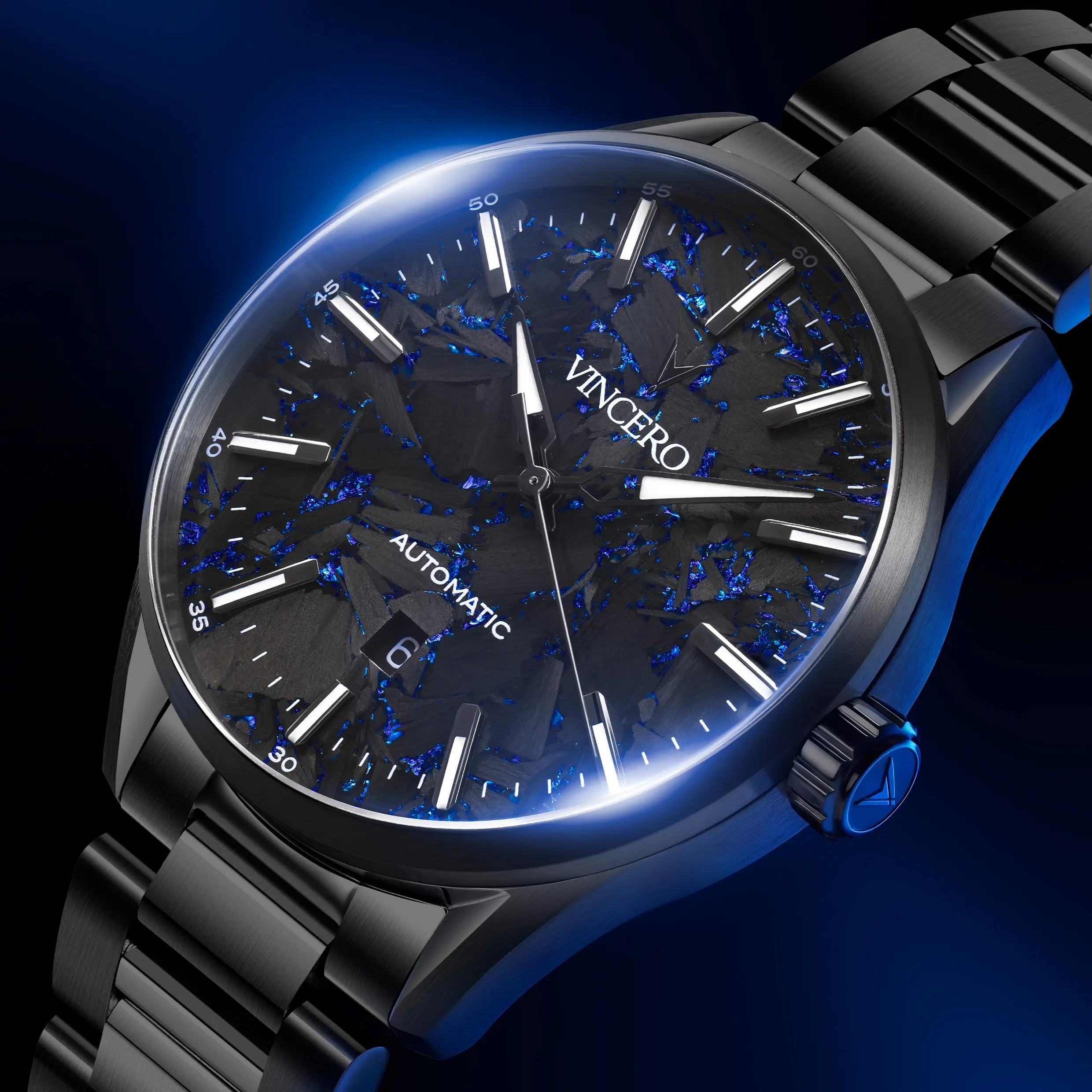 Forged Carbon Father's Edition - Blue Ember | Vincero Collective
