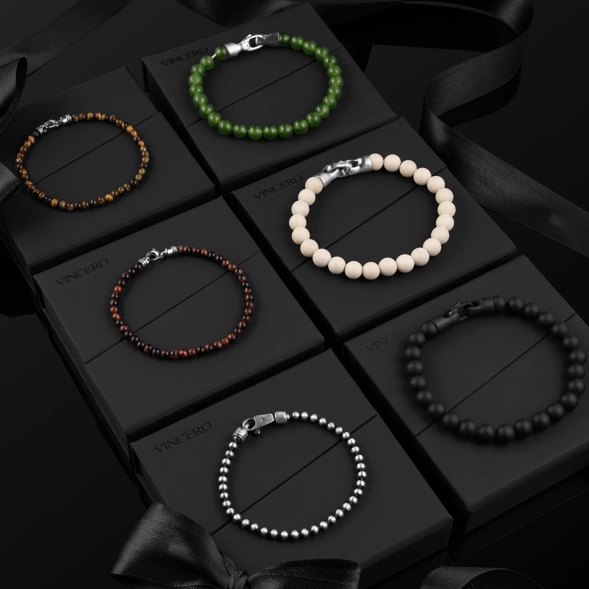 Gemstone bracelets for men