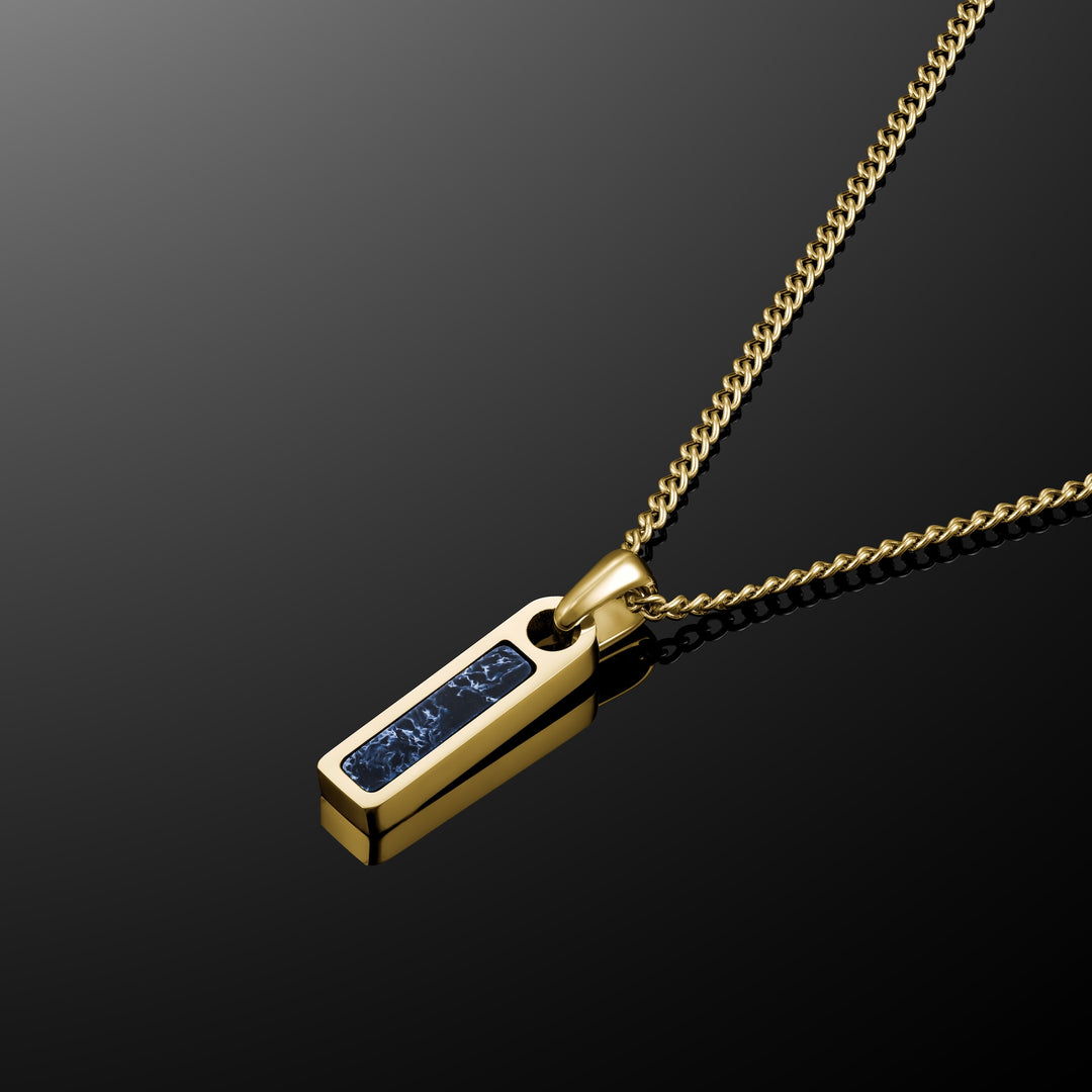 Birthstone Tag Necklace - Goldhover image