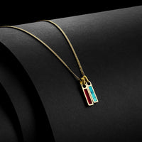 Birthstone Tag Pendant - 14K Gold