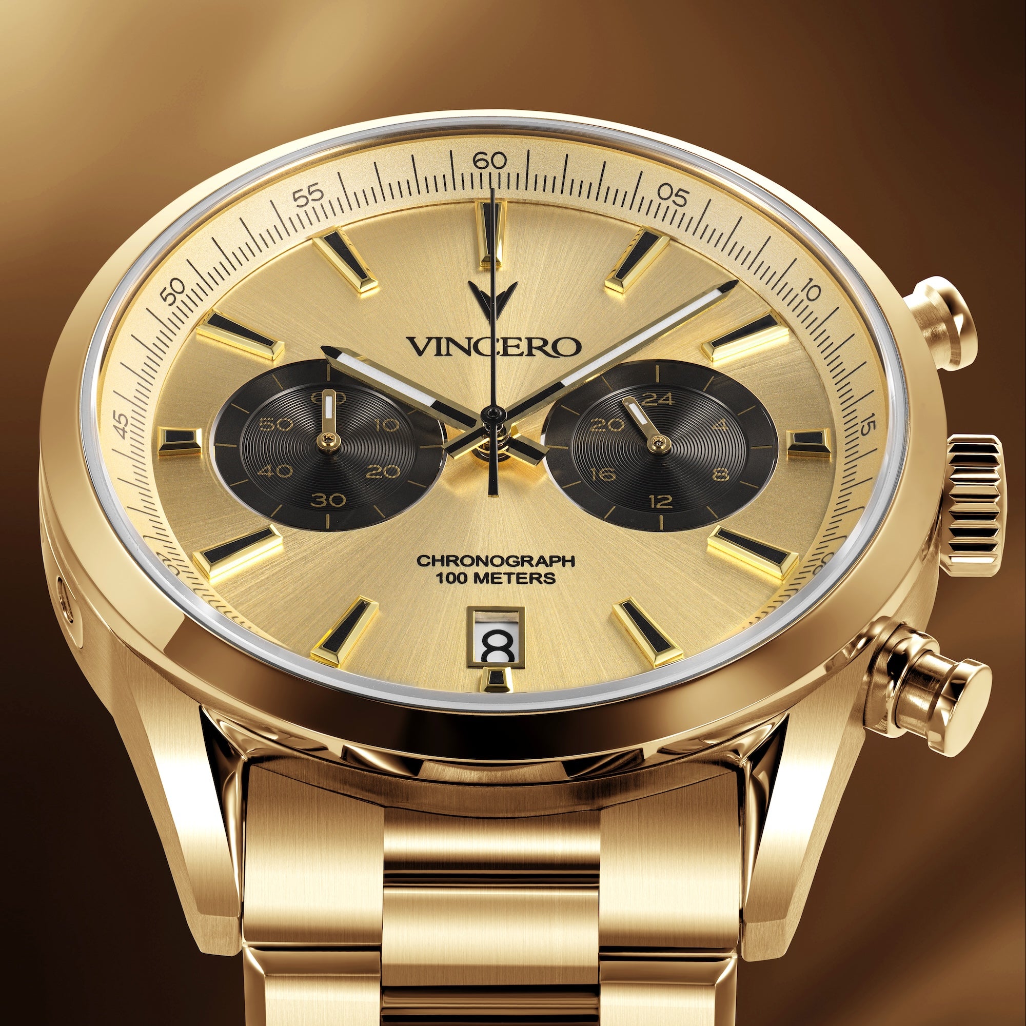 Limited Edition Chronograph - Golden Panda | Vincero Watches