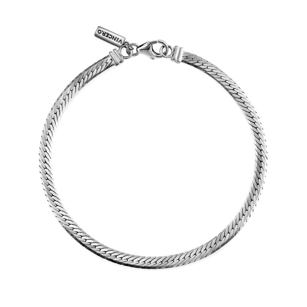 Women's Marble Bracelet - Silver + Carrara Cuff | Vincero Collective