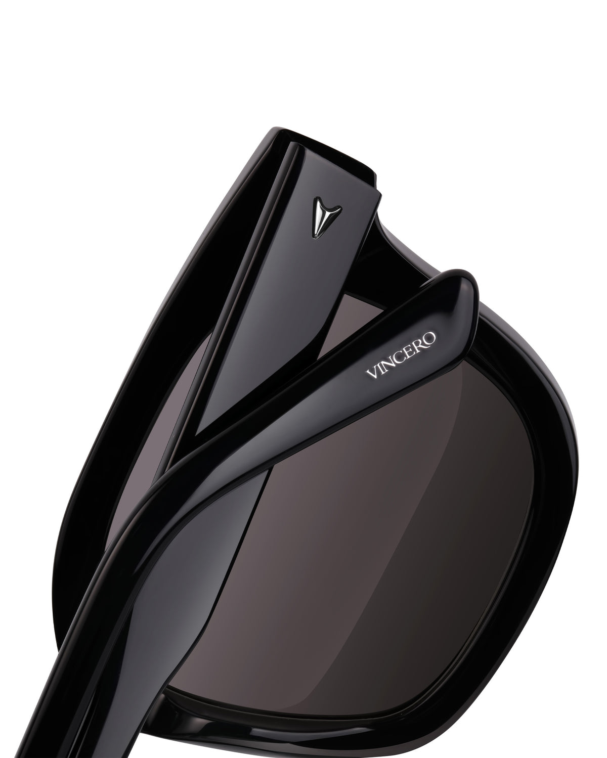 Black Hudson Glasses on white