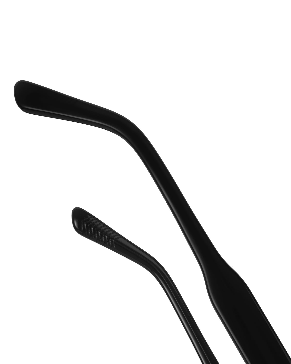 Black Hudson Glasses on white