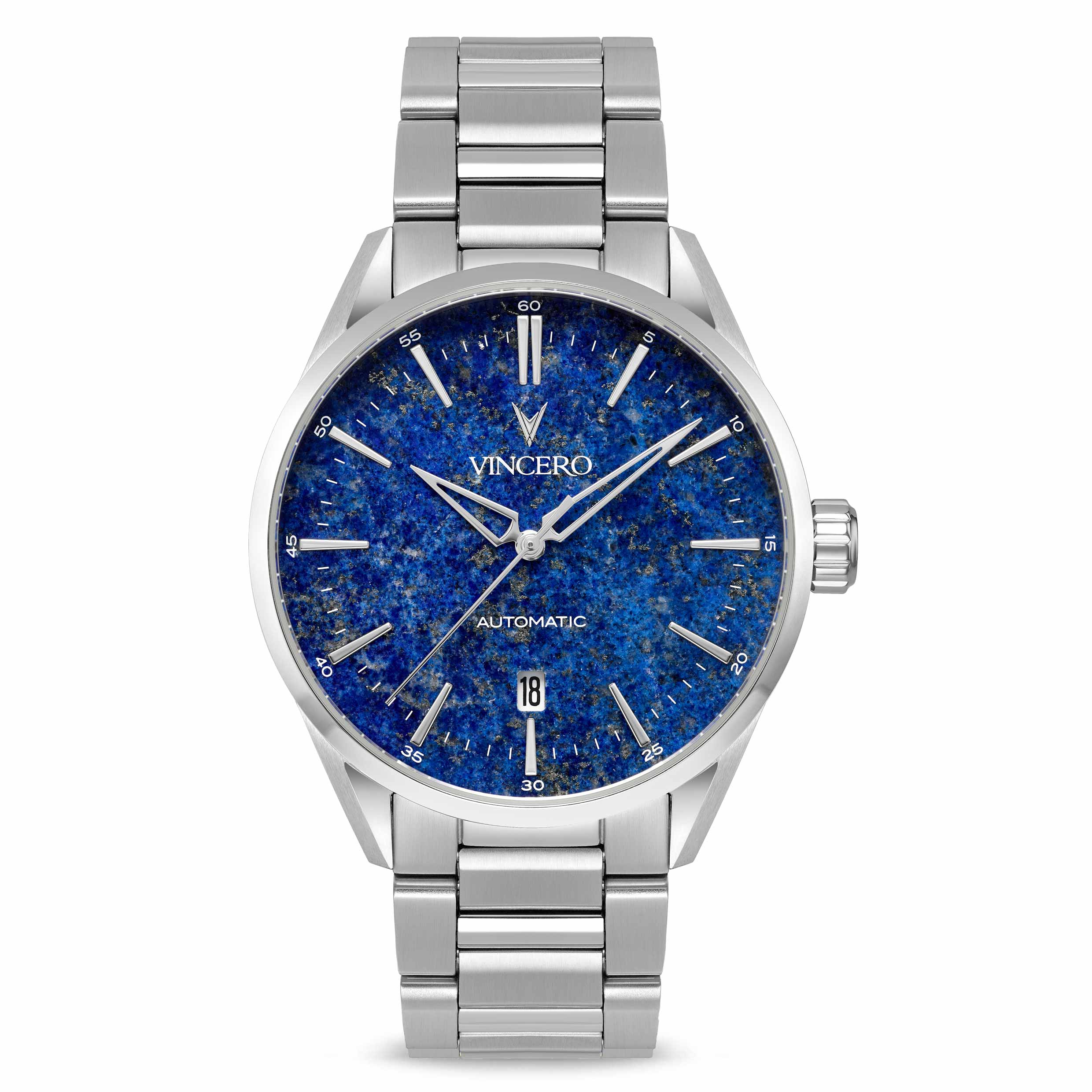 Icon Automatic - Lapis Lazuli Silver | Vincero Collective