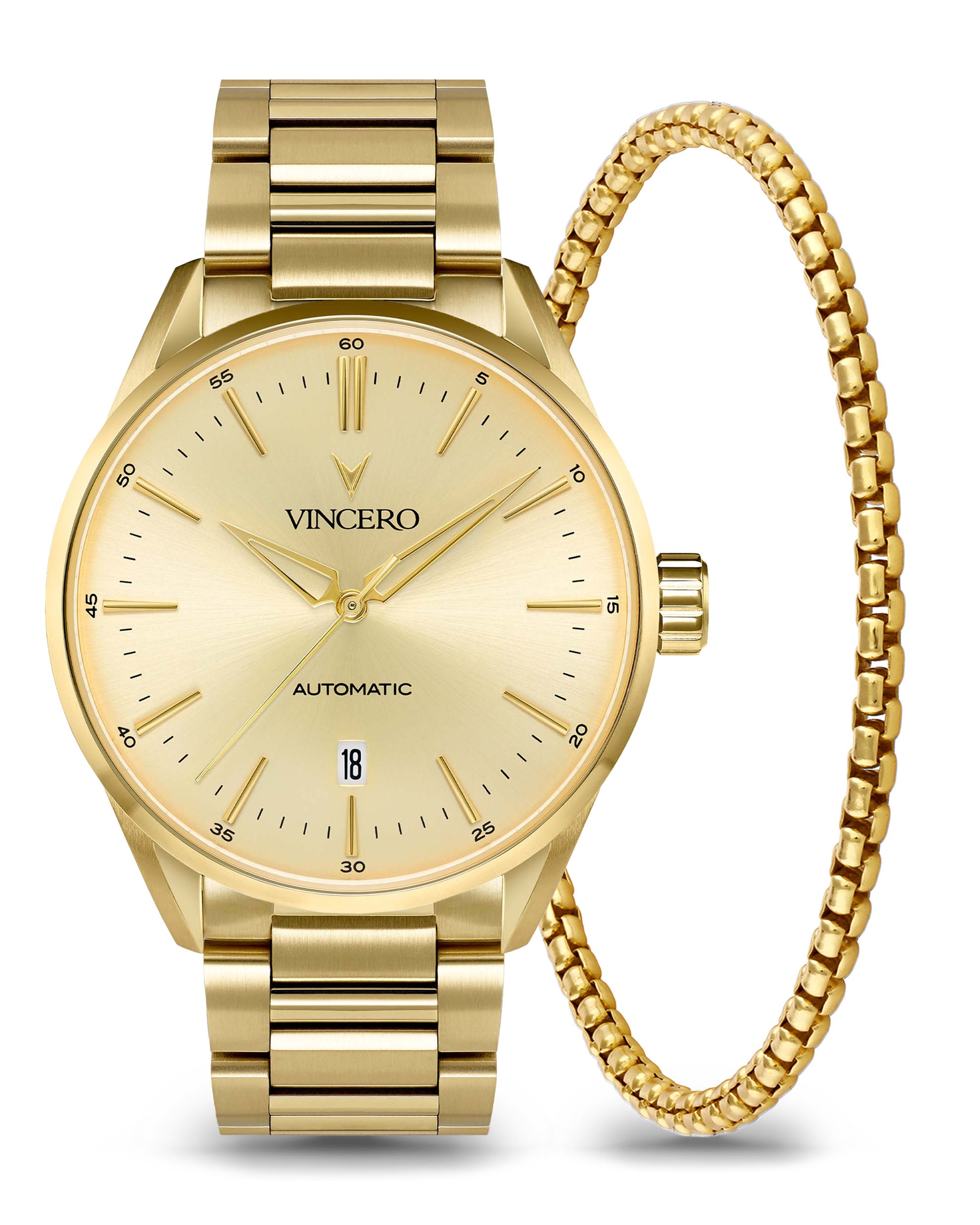 Icon Automatic Set - Gold | Vincero Collective