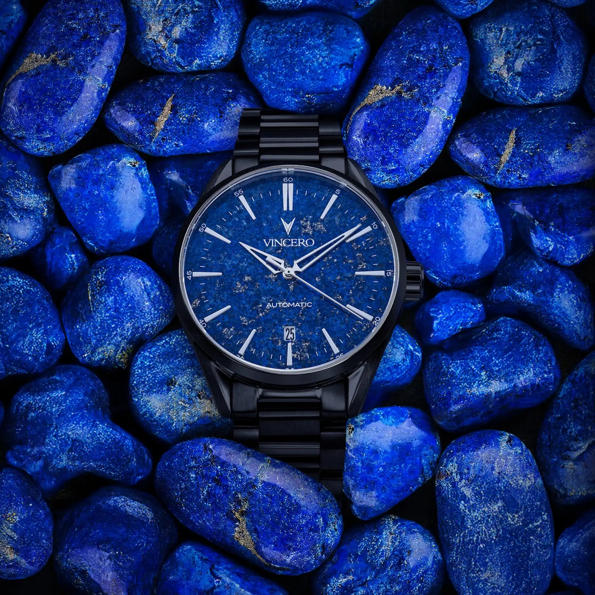 Icon Automatic - Lapis Lazuli Stealth | Vincero Collective