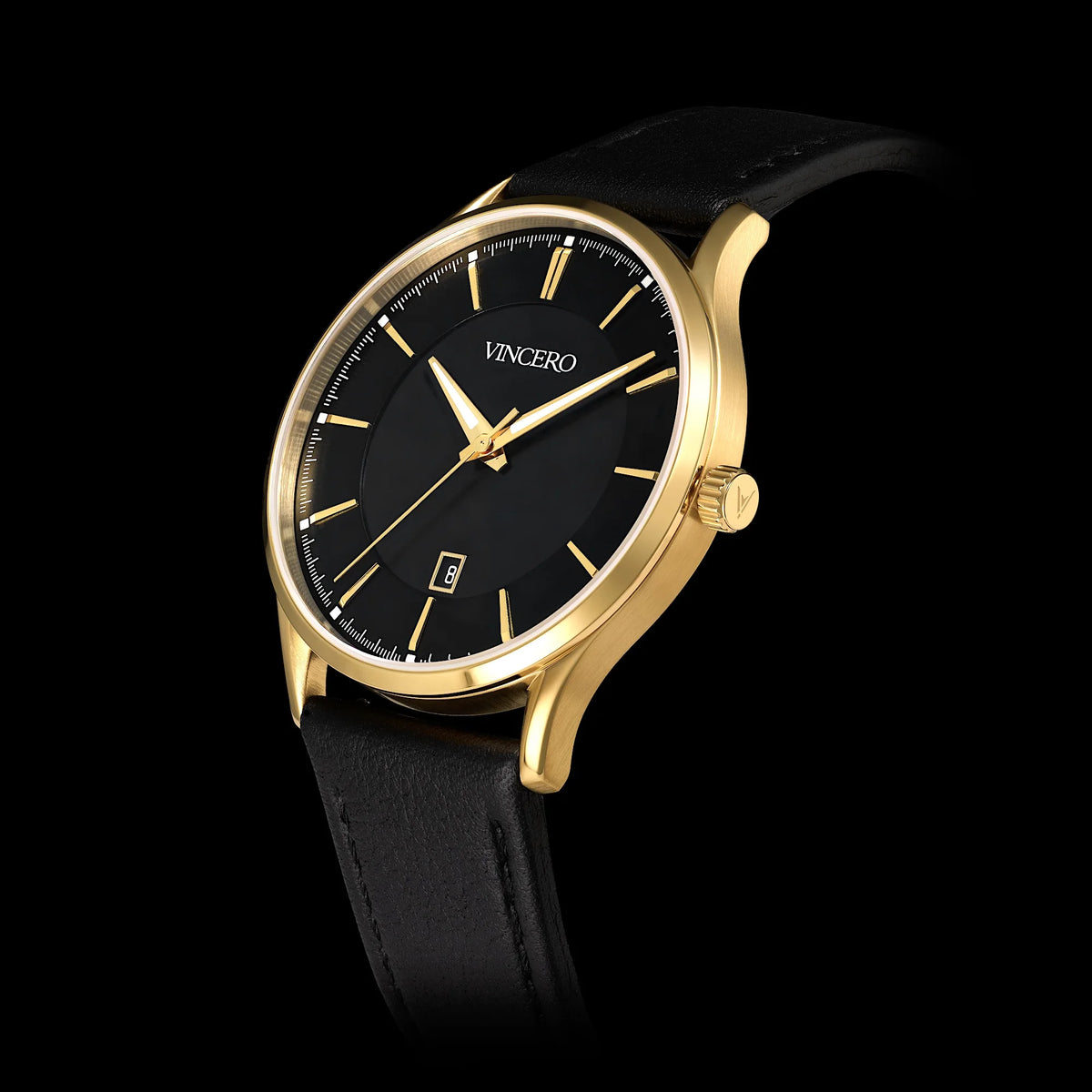 Men's Dress Watch - Gold Onyx | Vincero Collective Men's Dress Watch - Gold Onyx | Vincero Collective
