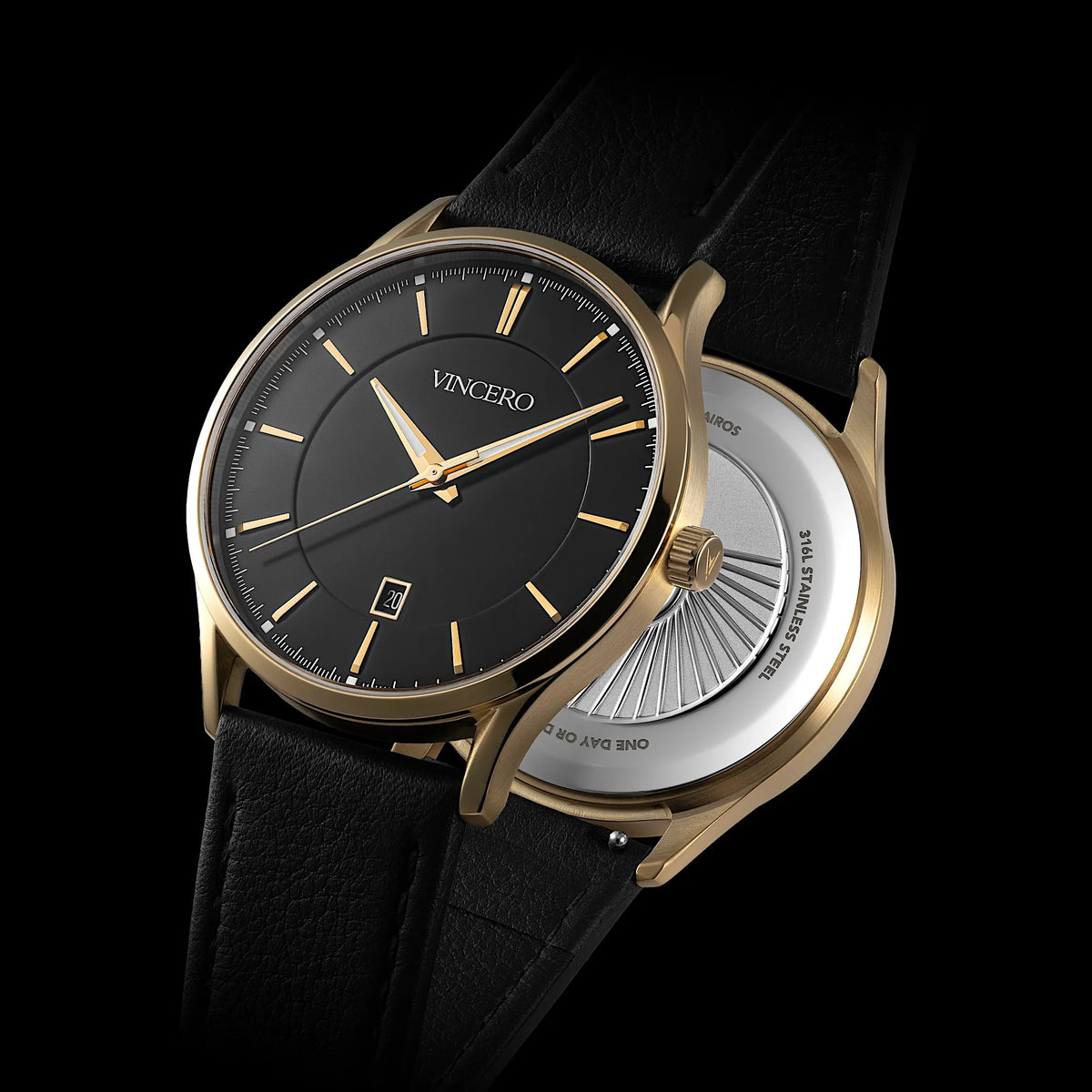 Vincero The Kairos II - Gold Onyx Vincero The Kairos II - Gold Onyx