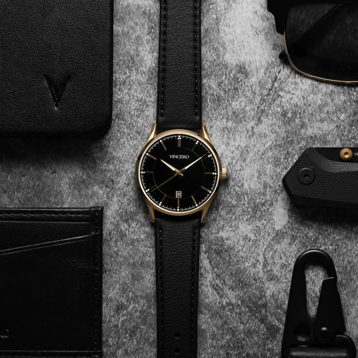 Vincero The Kairos II - Gold Onyx Vincero The Kairos II - Gold Onyx