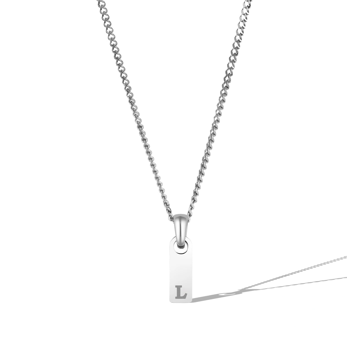 Mens Initial Tag Necklace | Vincero Collective Mens Initial Tag Necklace | Vincero Collective