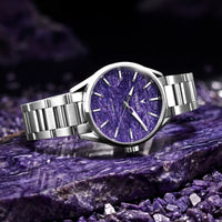 Purple Charoite dial watch from Vincero 