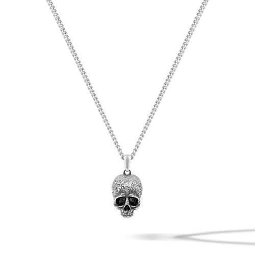 Memento Mori Pendant - Sterling Silver