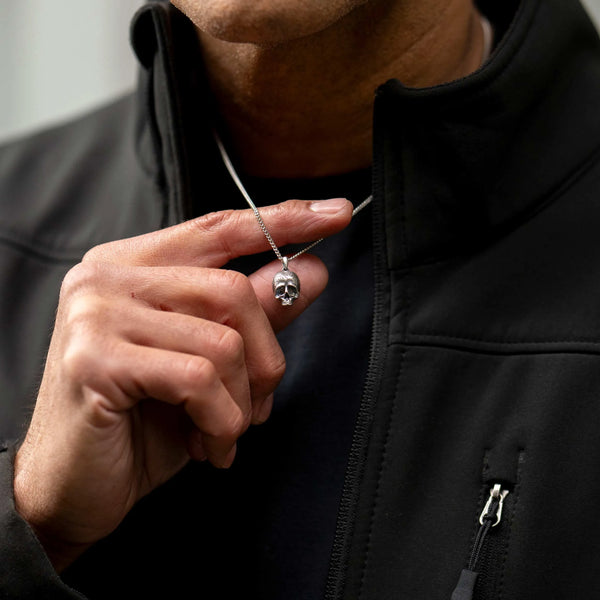 Memento Mori Pendant - Sterling Silverhover image