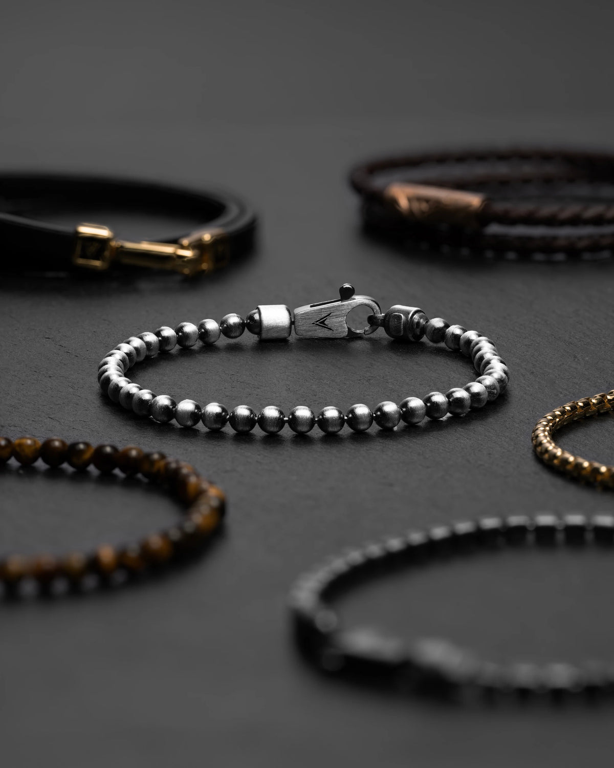 Stainless Steel Spiritual Bead Bracelet