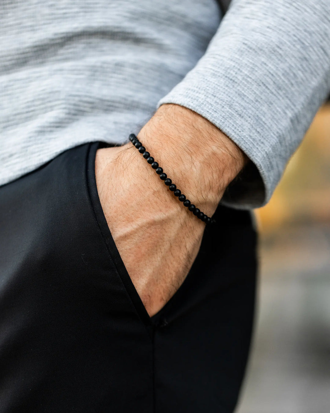 Spiritual Bead Set 4mm - Onyx & Tiger Eyehover image