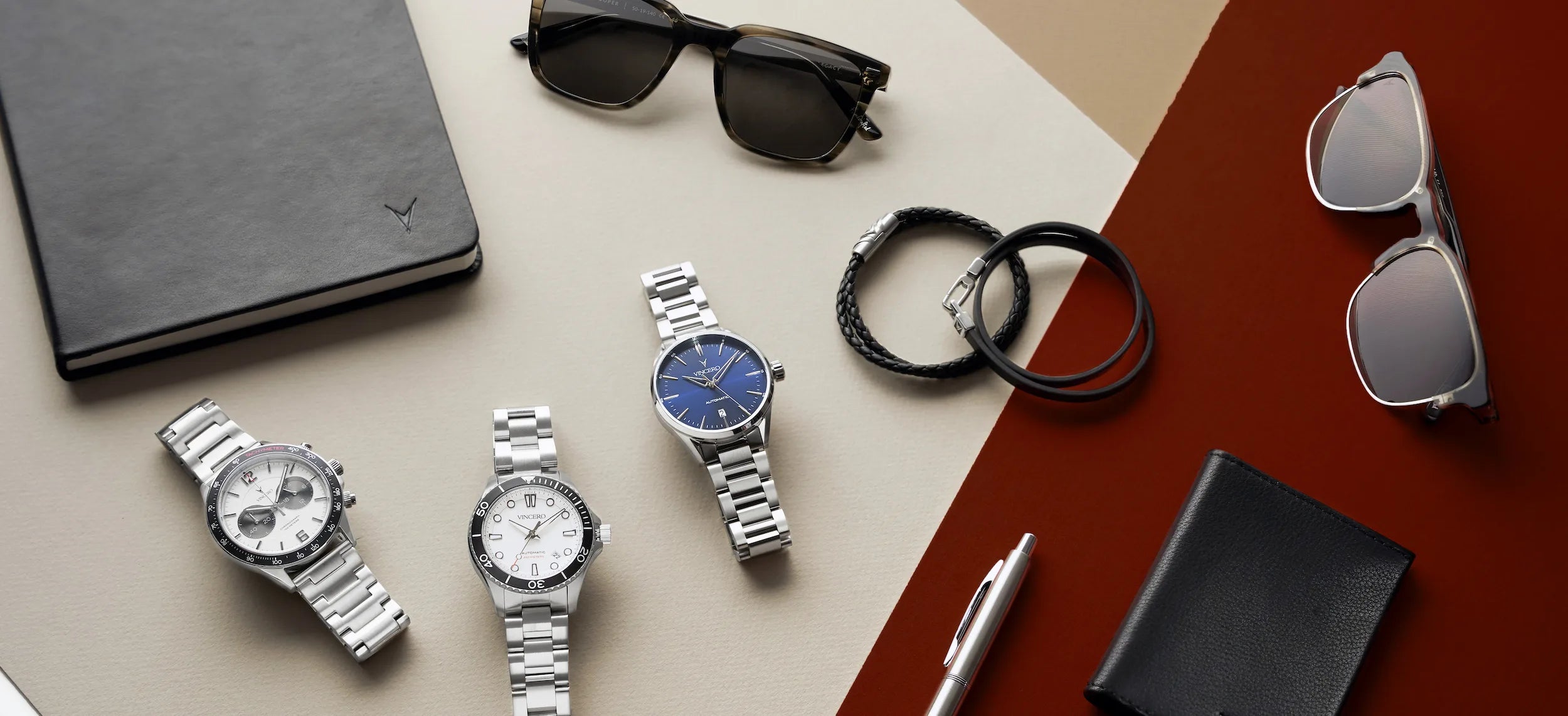 Gifting image with products laid out