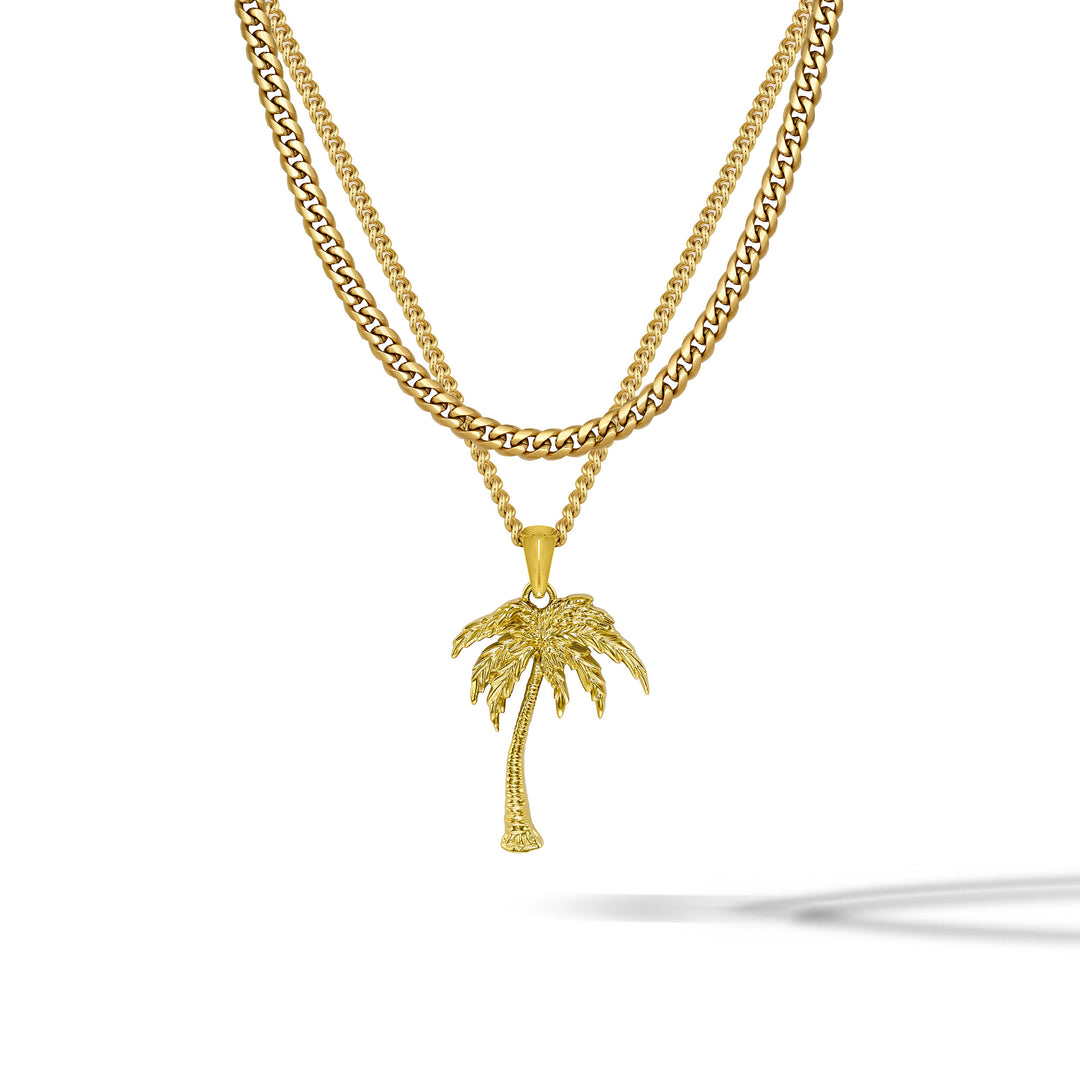 The Palm Tree  Set - 14K Gold