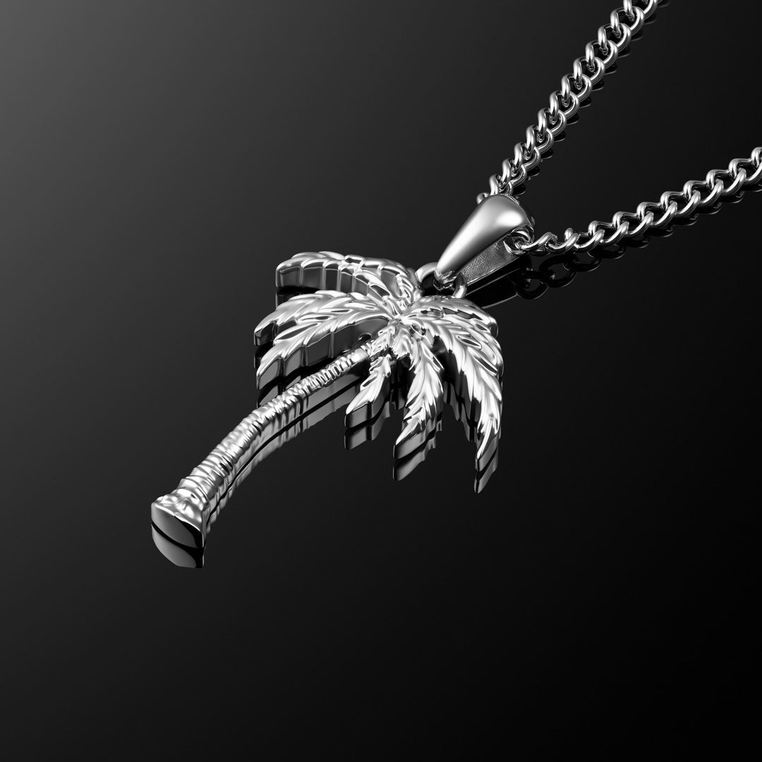 Unshakeable: Palm Tree Pendant - Silverhover image