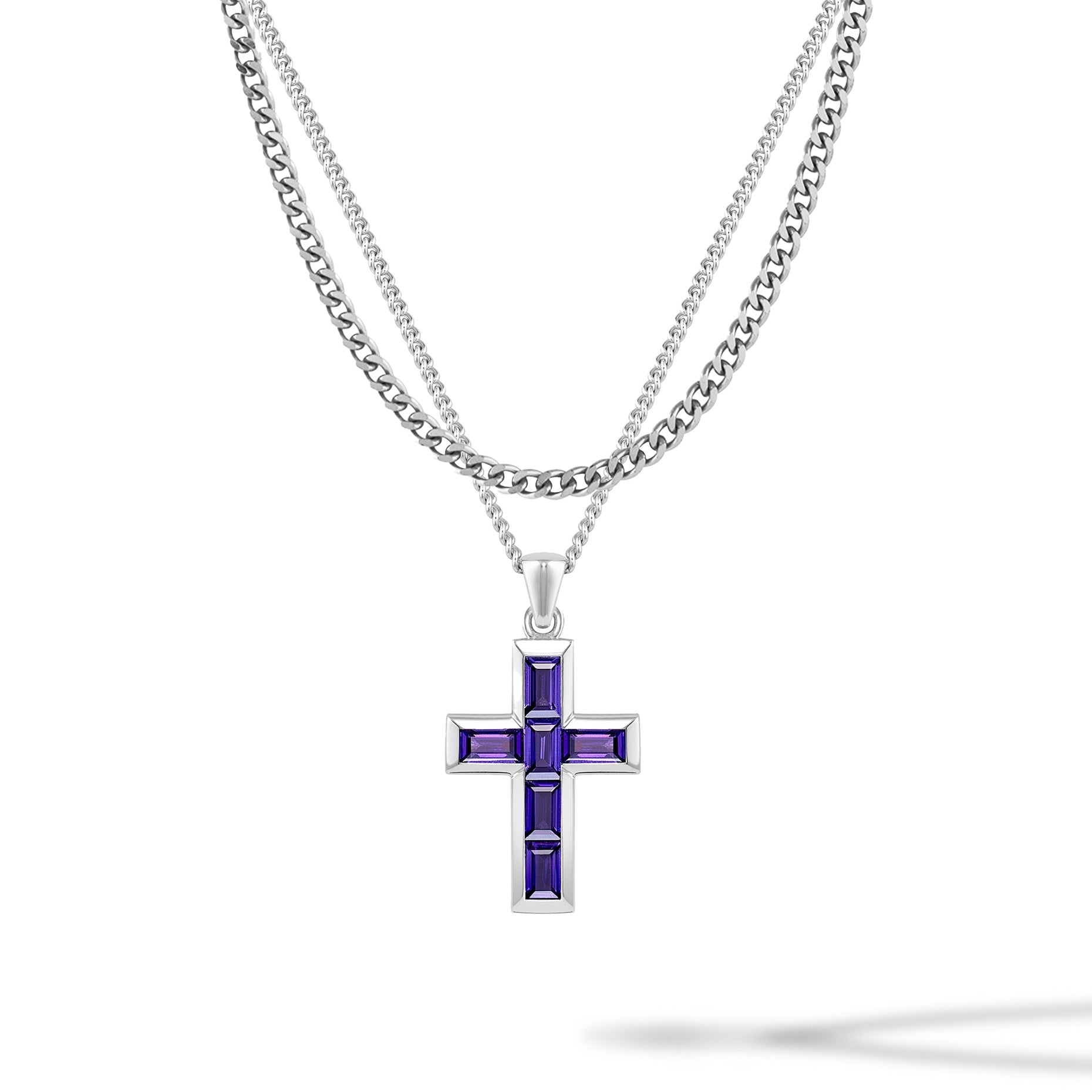 Stone Cross Set - Amethyst Set | Vincero Collective