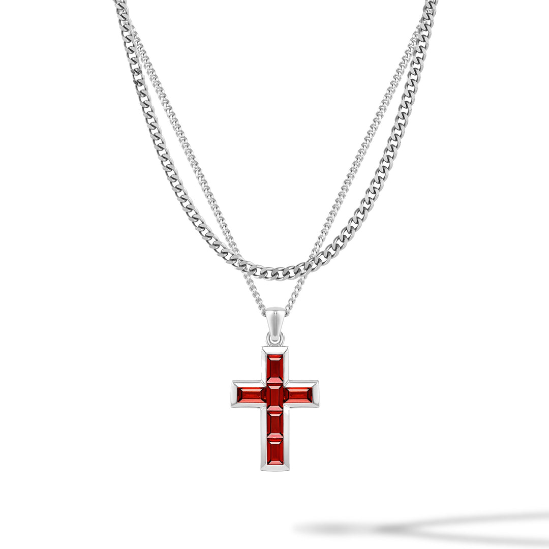 Stone Cross Set - Ruby Set