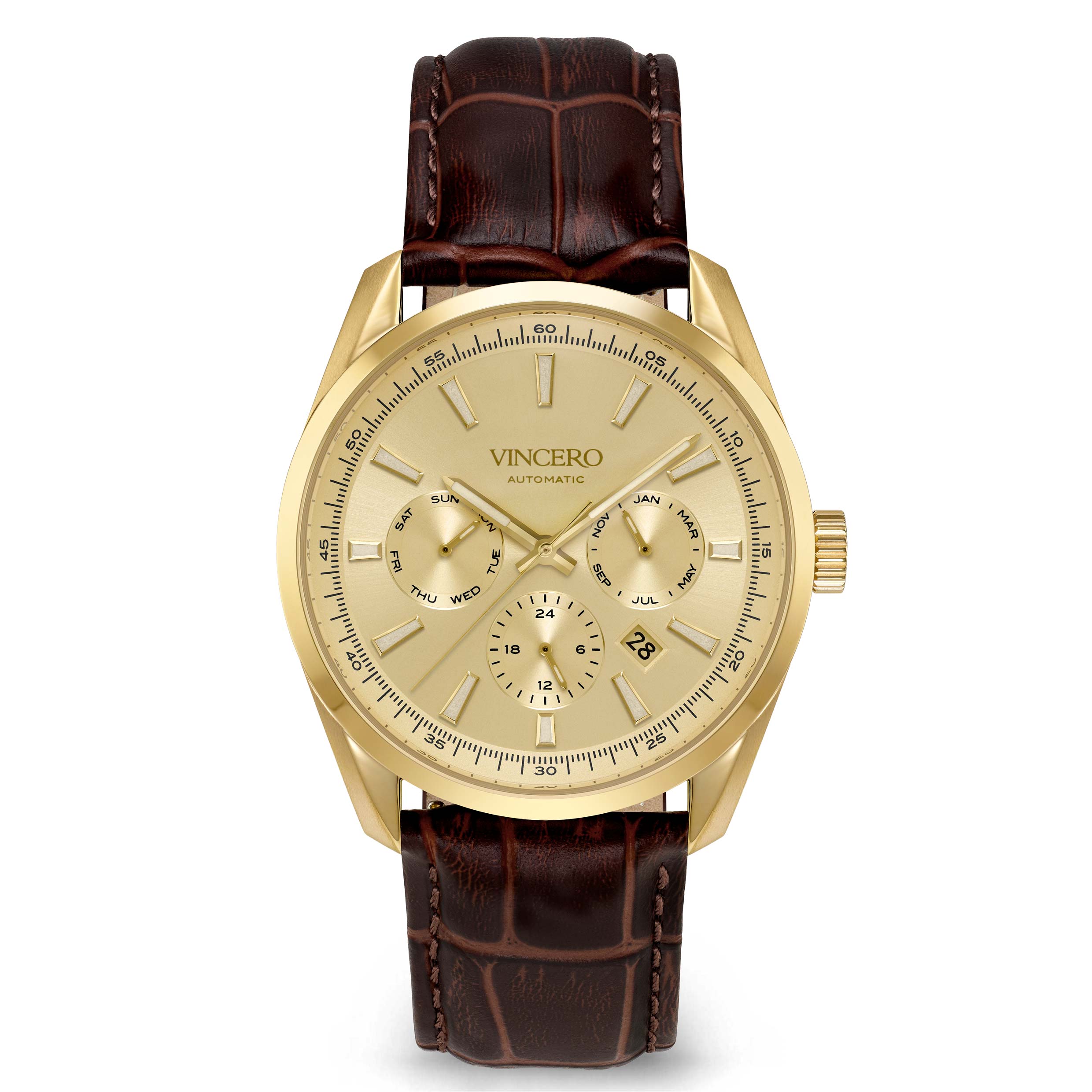【美品】 オリバーガル Mapamundi White Gold The Reserve Automatic - Gold Standard | Vincero Collective