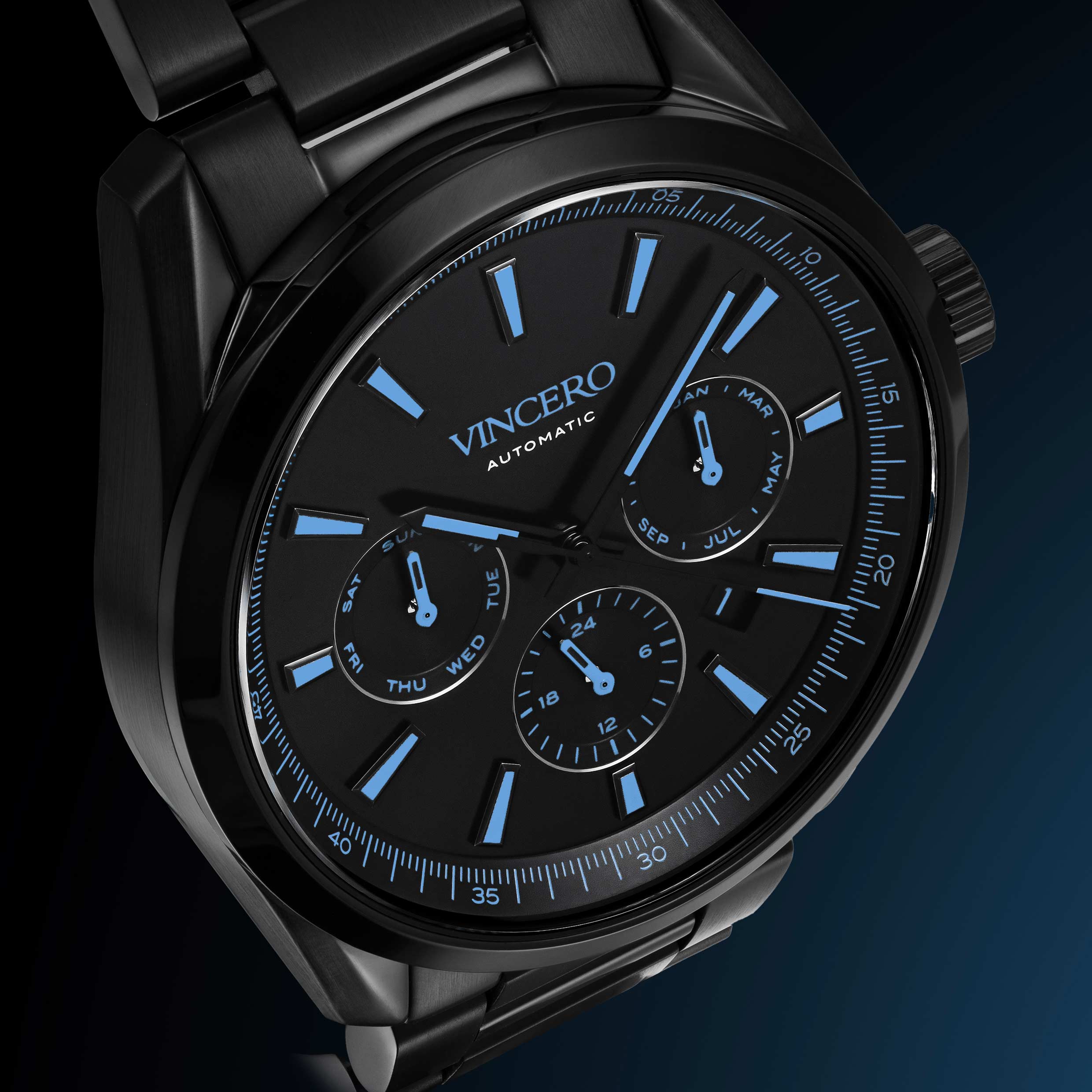 The Reserve Automatic - Sapphire Nebula | Vincero Collective