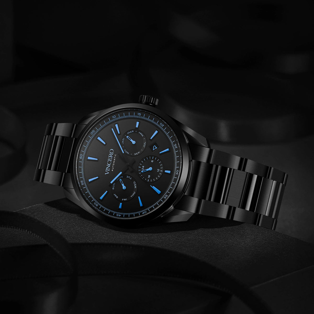 The Reserve Automatic - Sapphire Nebula | Vincero Collective The Reserve Automatic - Sapphire Nebula | Vincero Collective