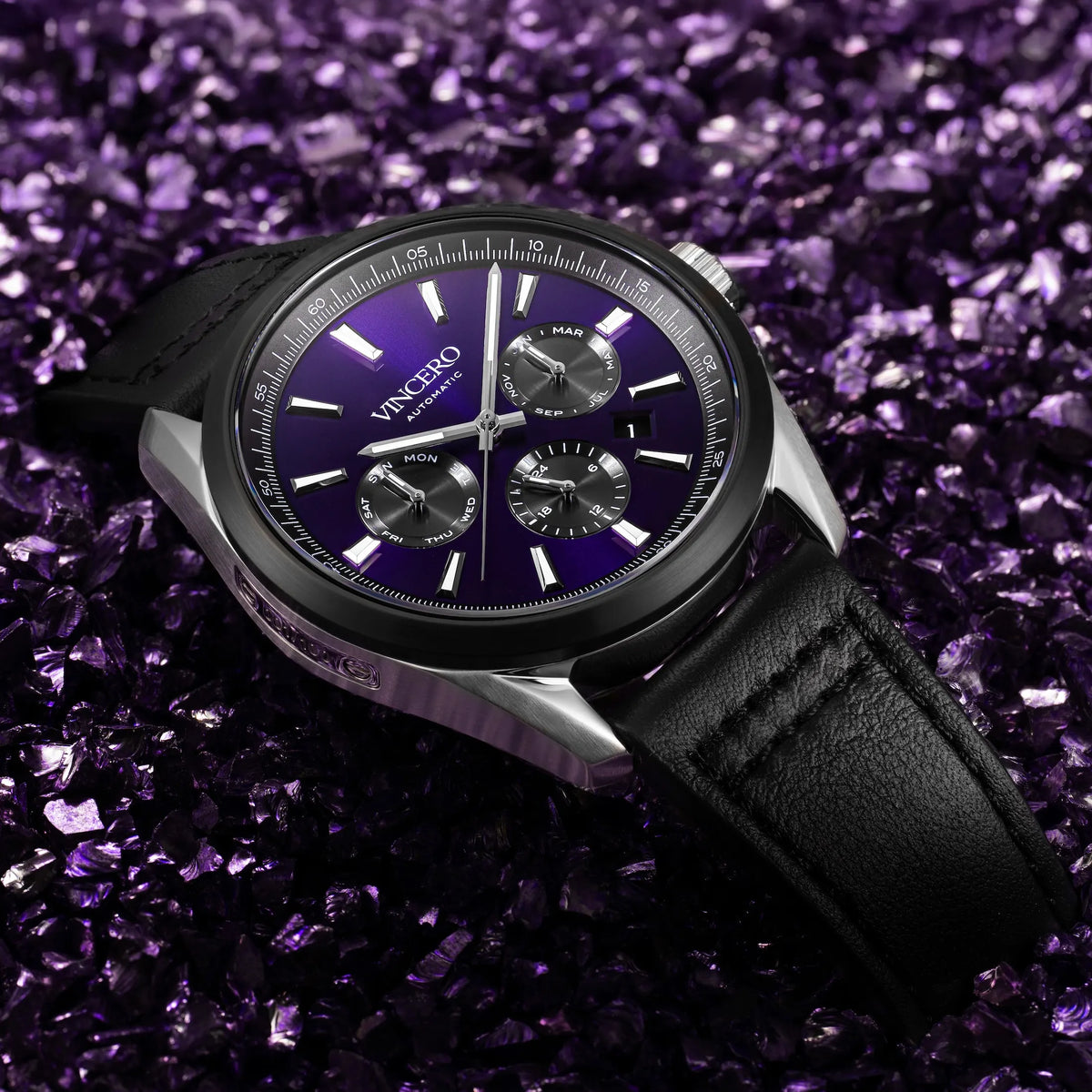 The Reserve Automatic - Amethyst Edition | Vincero Collective The Reserve Automatic - Amethyst Edition | Vincero Collective