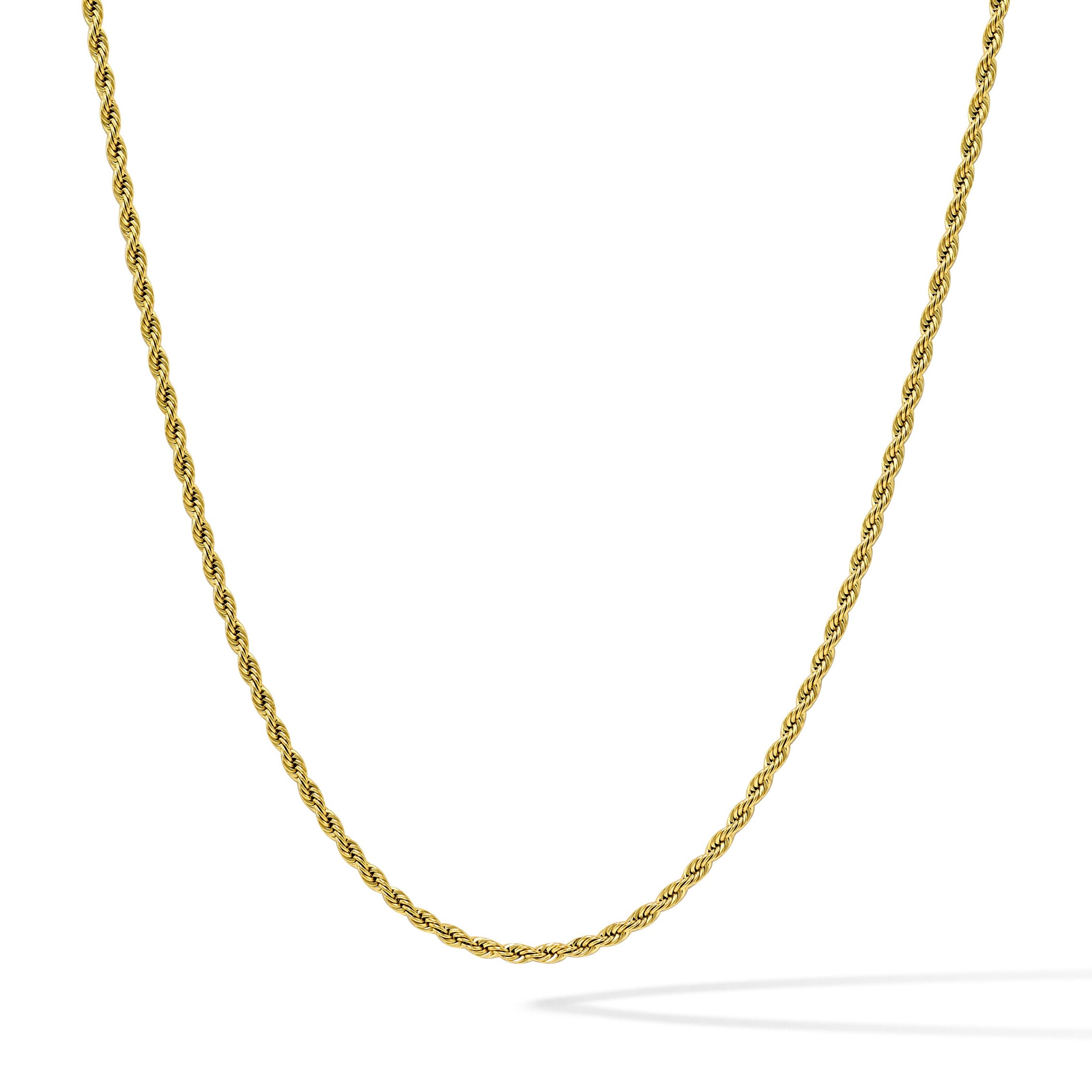 Men's 2.5MM Rope Cuban Necklace | Vincero Collective