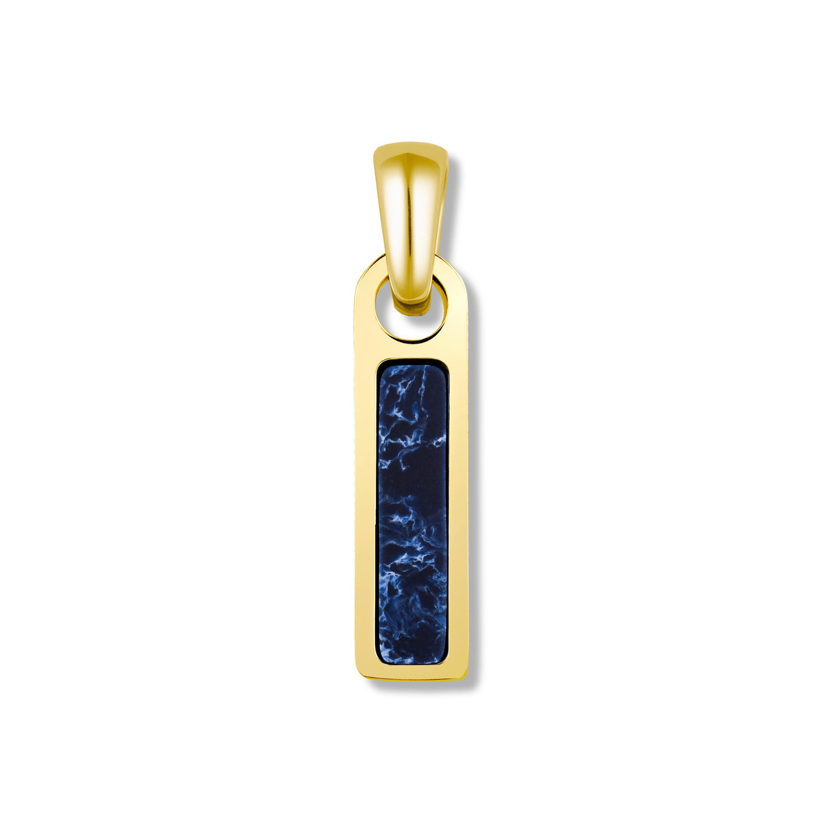 Birthstone Tag Pendant - 14K Gold