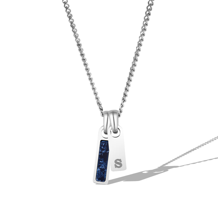 September Mens Birthstone Necklace