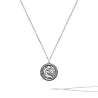 Star & Crescent Amulet - Sterling Silver