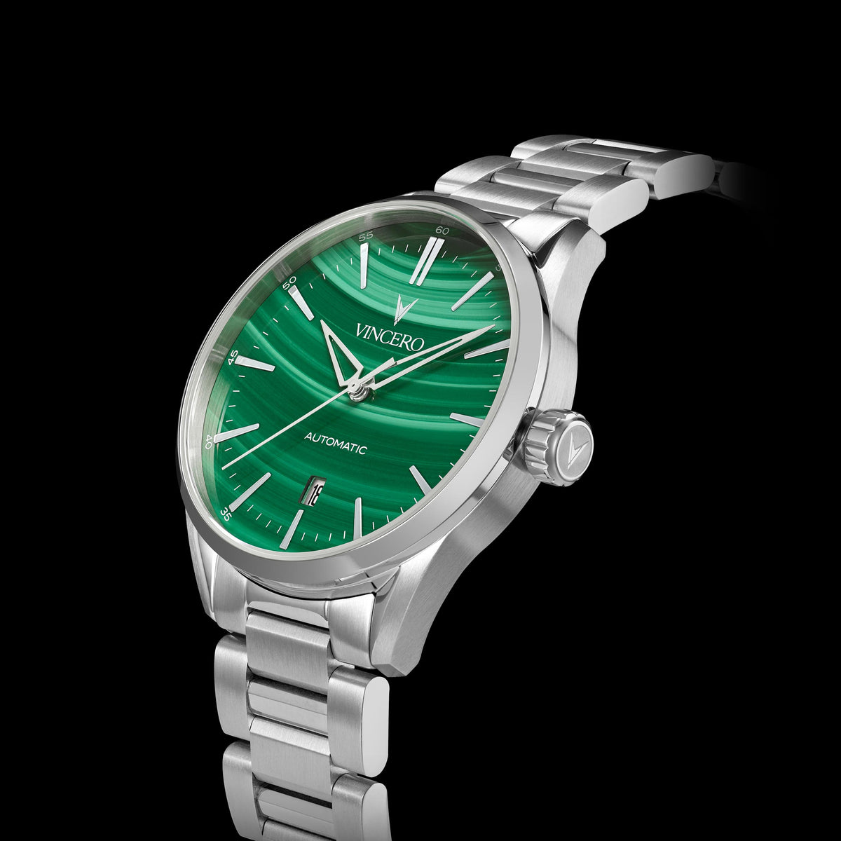 Icon Automatic - Silver Malachite