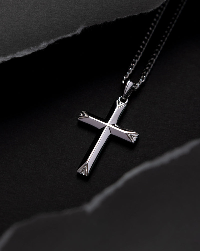 Sterling Silver Cross Pendant Vincero Collective