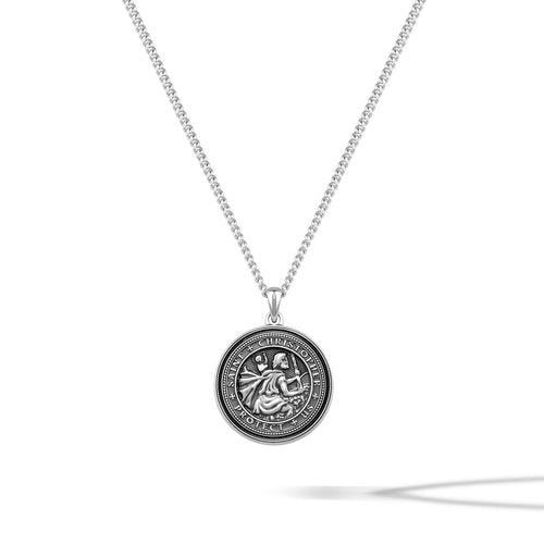 St. Christopher Pendant - Sterling Silver