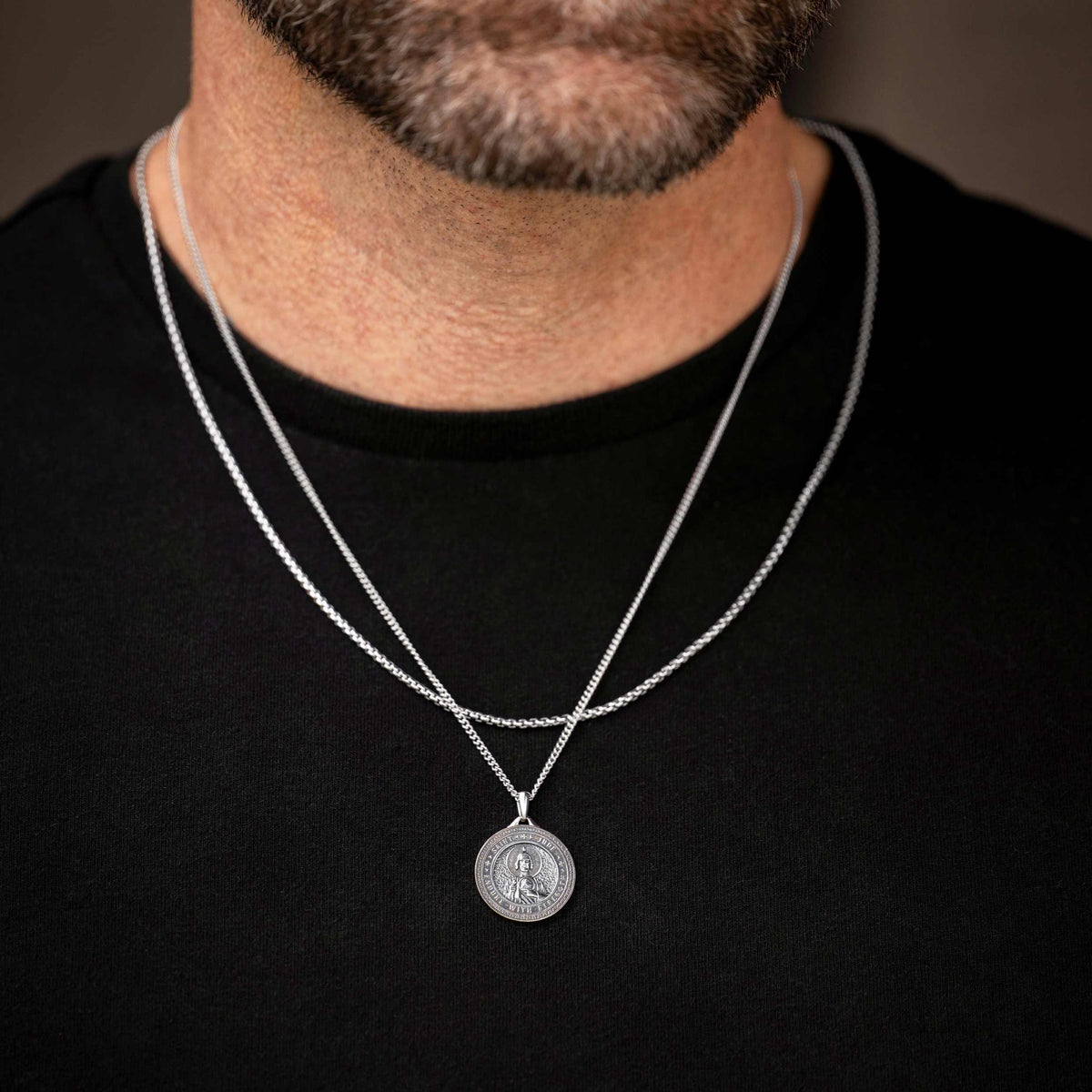 St. Jude Pendant - Sterling Silver