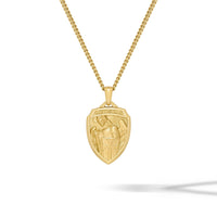 Gold St Michael Pendant For Men